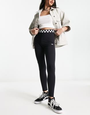 Vans checkmate leggings in black