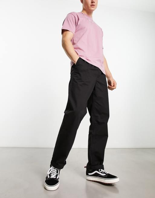Vans - Chino comodi neri con vita elasticizzata