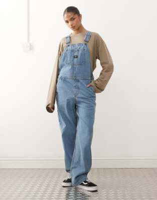 Vans - Chore - Denim-Latzhose in blauer Stone-Waschung