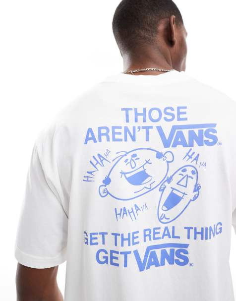 Vans – Chuckling Duo – Locker geschnittenes T-Shirt in Weiß - view 1