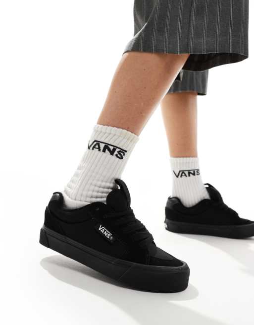 Vans – Chukka Push – Czarne buty sportowe na grubej