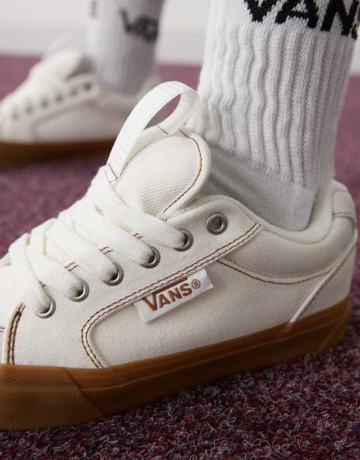 Vans Chukka Push denim sneakers in marshmallow white, 2 of 5