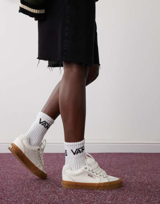 Vans Chukka Push denim sneakers in marshmallow white | ASOS