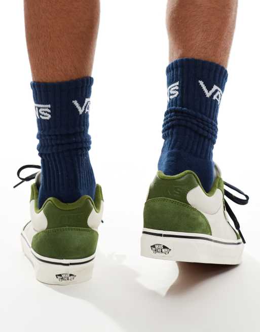 Vans Chukka Push sneakers in green and cream | ASOS