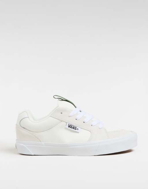 Vans Chukka push trainers in all white ASOS