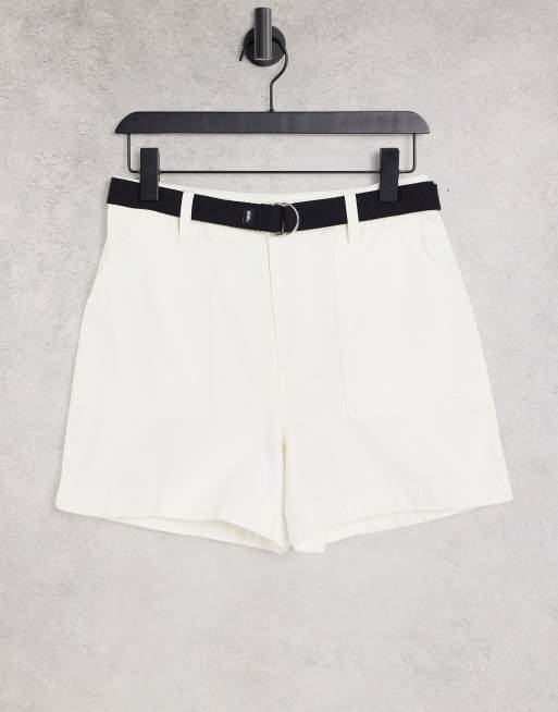 Vans Clarke shorts in white ASOS