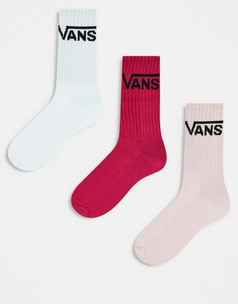Vans Classic 3-pack crew socks in multi - view 1