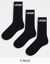 Vans Classic 3 Pack Trainer Socks In White Vxsxwht, $10, Asos