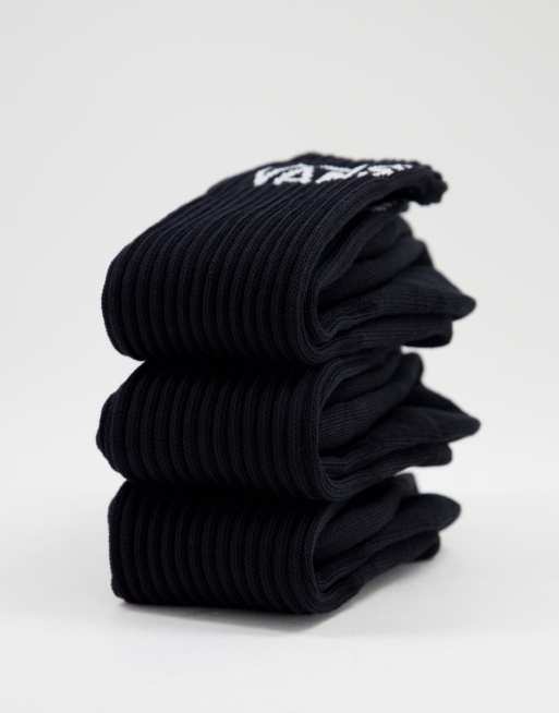 Vans Classic 3-pack socks in black, 4 of 4