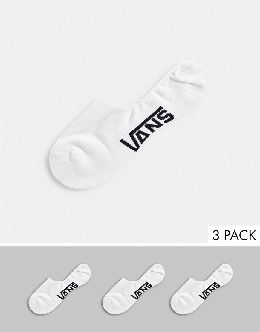 Vans Classic 3 pack socks in white