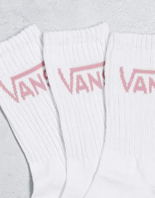 Vans Classic 3 Pack Trainer Socks In White Vxsxwht, $10, Asos