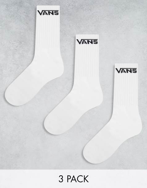Vans Classic 3 pack socks in white - view 1