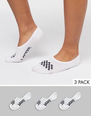 Vans Classic Assorted canoodles 3-pack socks in white