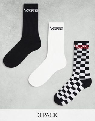 Vans classic assorted crew socks