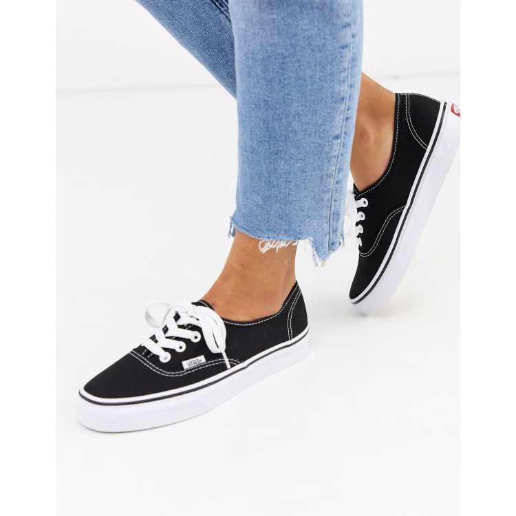 Vans authentic noir pas cheap cher femme