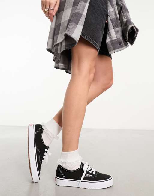 Vans sales black sneakers