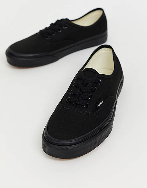 Vans Classic Authentic triple black sneakers | ASOS