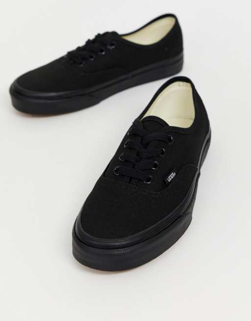 Vans  Authentic Wide Black/Black Classics Shoe