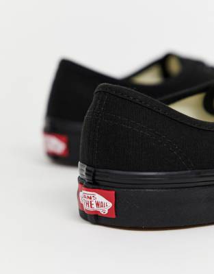 vans classic authentic black