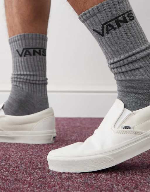 Damier Blanc Vans Damier Creme Vans Classic Baskets à Damier à