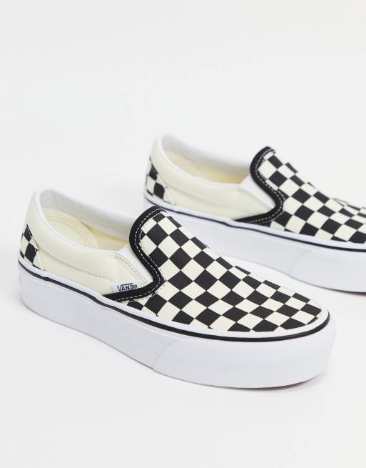 Vans a damier outlet noir et blanc