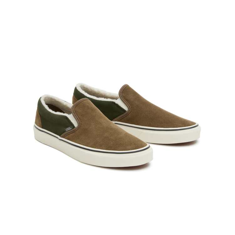 Vans Classic Baskets enfiler Marron bleu marine ASOS