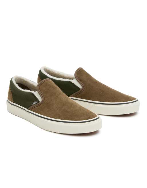 Vans bleu marron sale