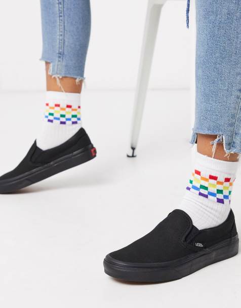 Vans Classic - Baskets à enfiler - Noir/noir
