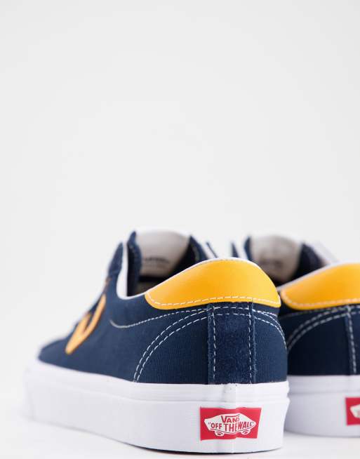 Vans store jaune bleu