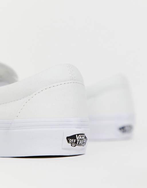 Vans Classic – Białe wsuwane buty sportowe , 4 z 4