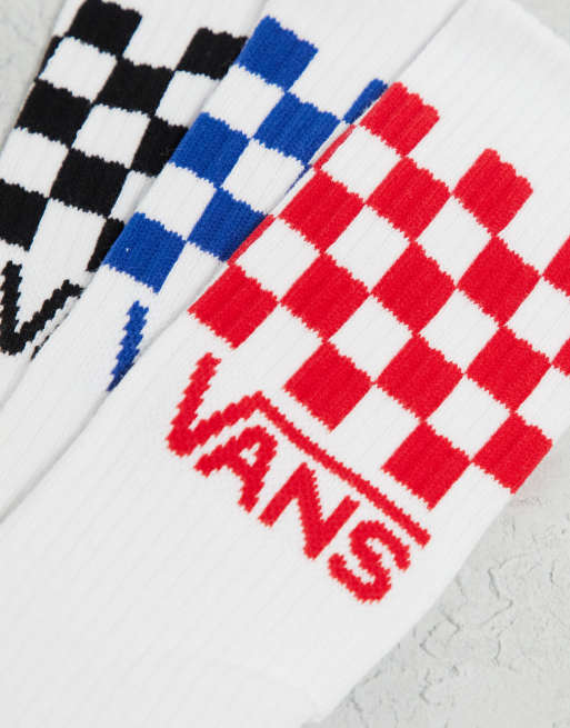 Vans discount bleu rouge