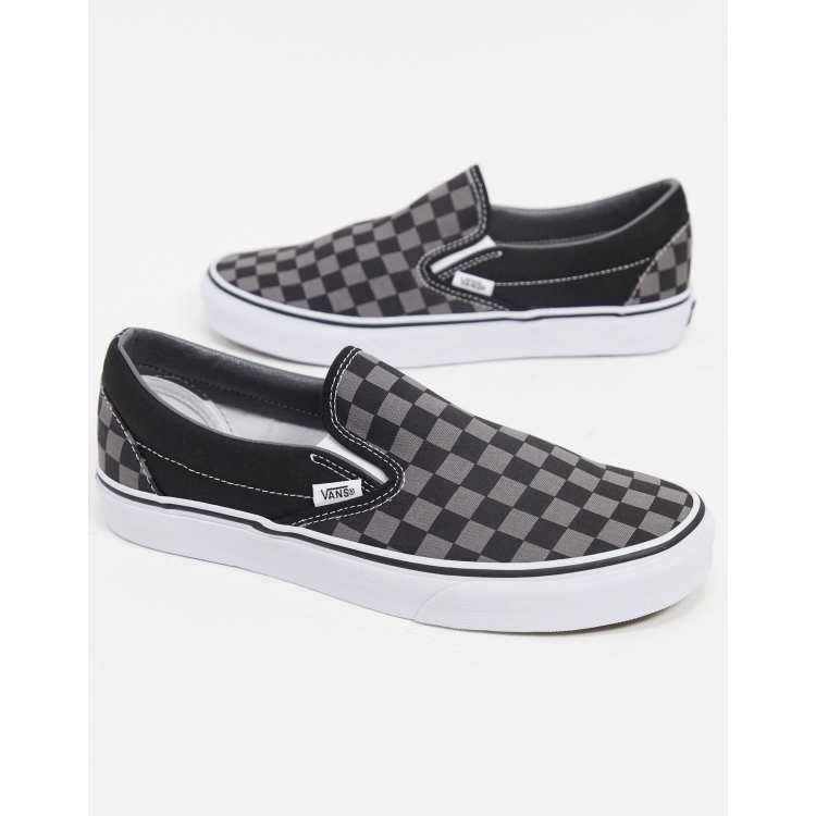 Vans Classic Checkerboard slip-on in and gray ASOS