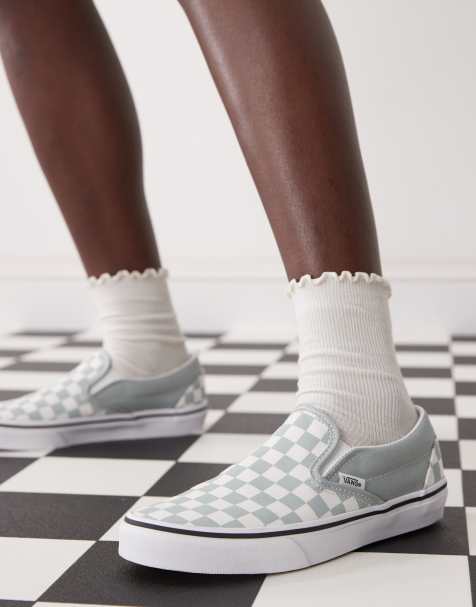Vans Classic - Colour Theory - Sneakers grigio chiaro a scacchi - view 1