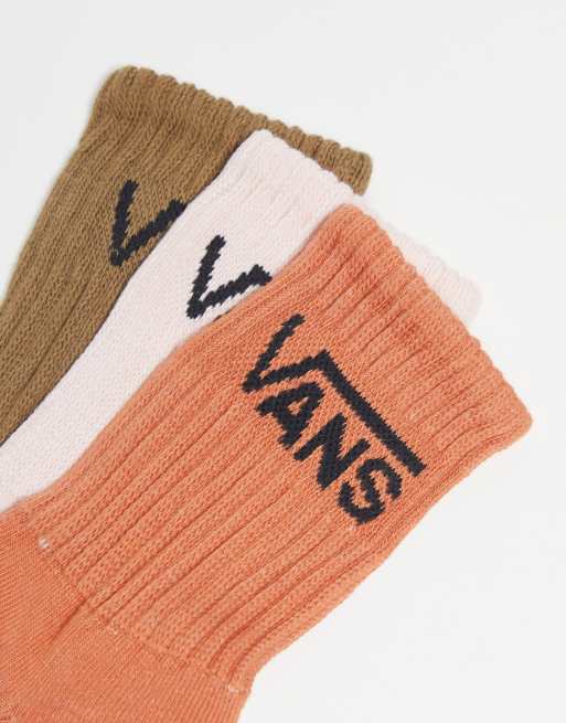 Vans on sale pink orange