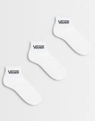 Vans Classic Crew 3pck socks in white
