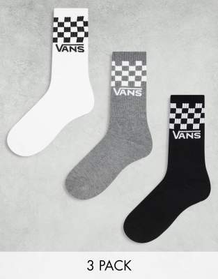 Vans Classic - Crew-Socken-Schwarz