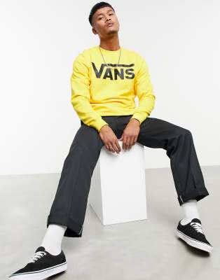 vans crew neck sweatshirt mens