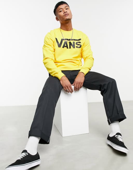 Vans classic outlet yellow pullover hoodie