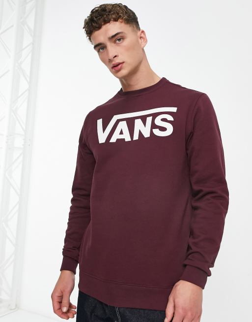 Vans store felpa bordeaux