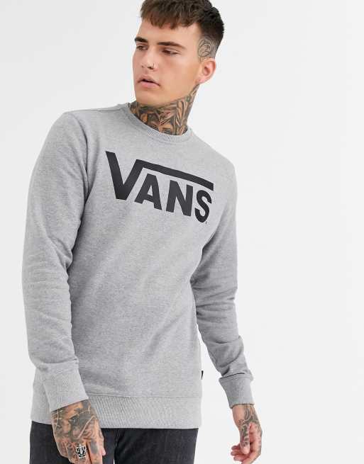 Felpa on sale vans grigia