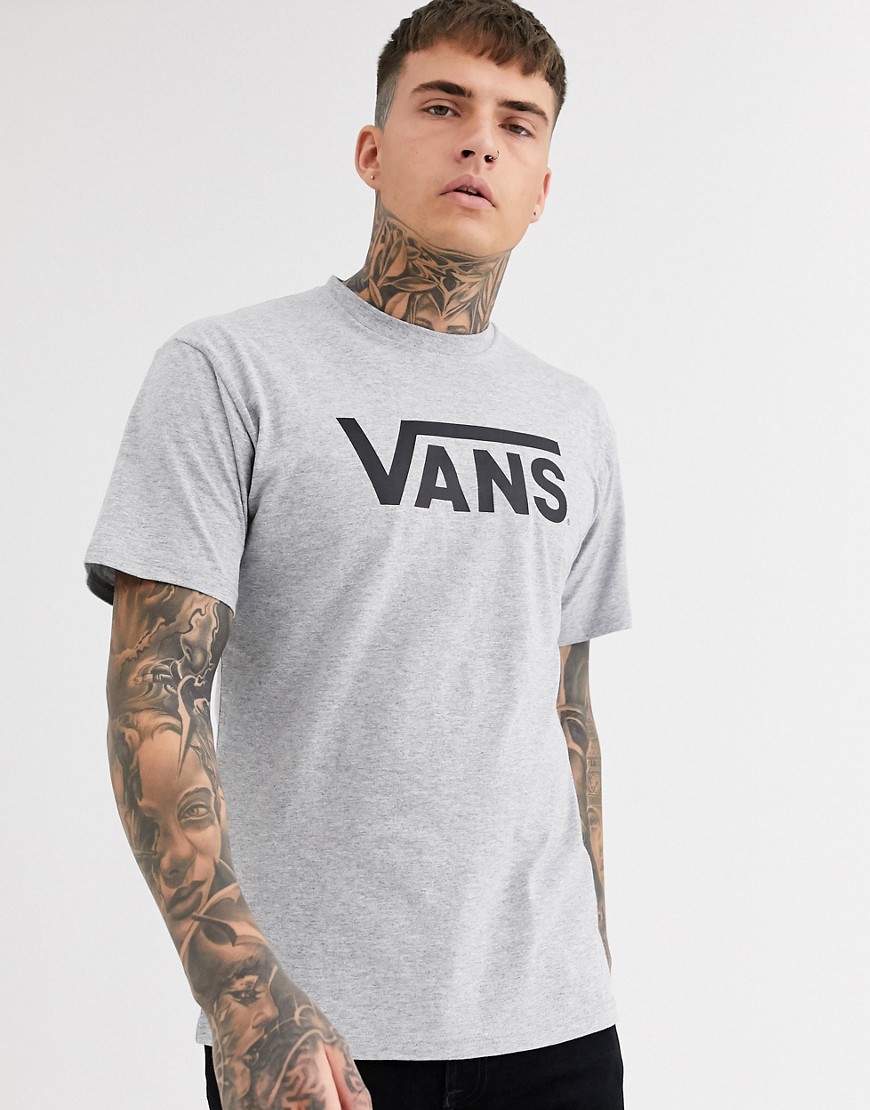 Vans Classic – Grå t-shirt med logga