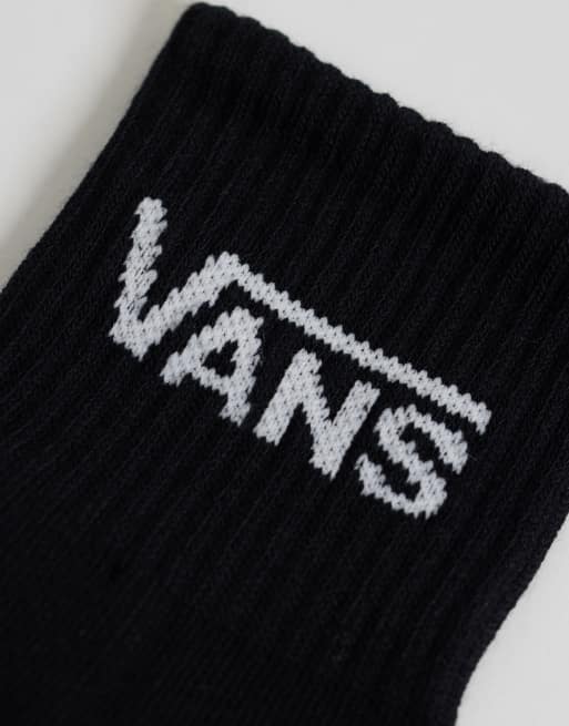 Vans Classic Half Crew 3er-Pack Socken in Schwarz, 3 von 3