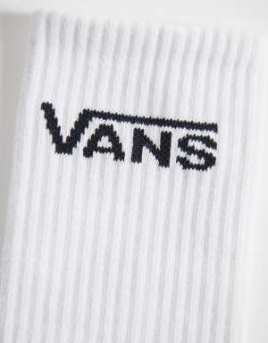 Vans Classic Half Crew 3pck socks in white