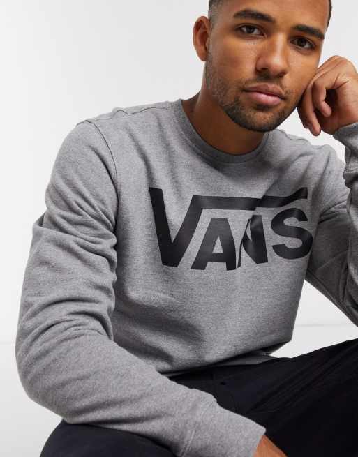 films diepte Interpretatief Vans Classic II crewneck sweatshirt in gray | ASOS