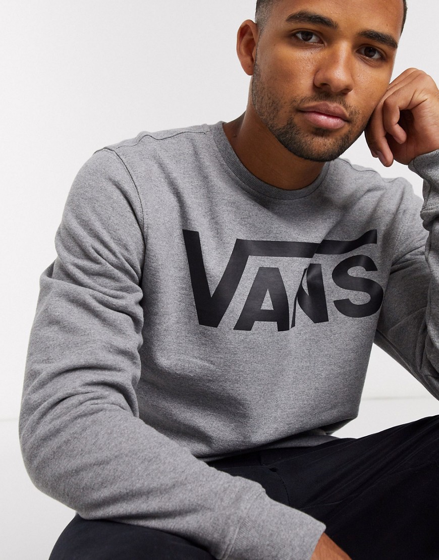 Vans Classic – II – Grå sweatshirt med rund halsringning