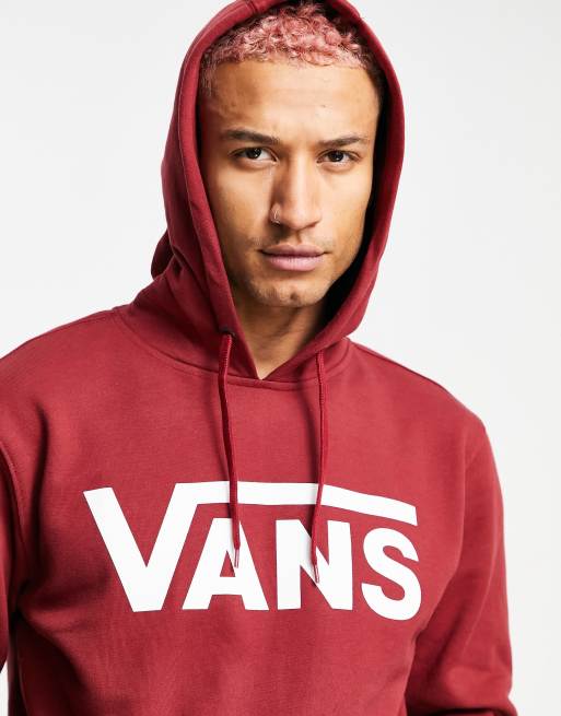 Mens red hot sale vans hoodie