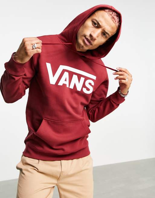 Sweat à capuche store vans bordeaux