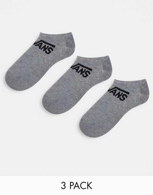 Vans Classic Kickin' It 3-pack socks in gray 
