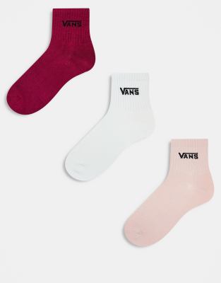 Vans Classic - Kurze Crew-Socken in verschiedenen Farben-Rot