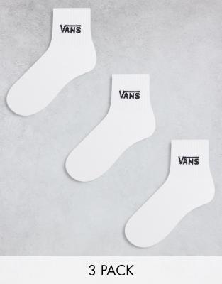 Vans Classic - Kurze Socken im 3er-Pack in Weiß